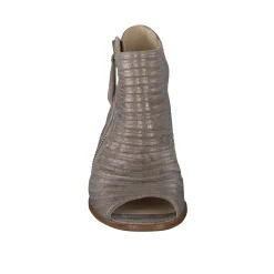 Paul Green SALE|Cayanne Peep Toe Bootie Metallic Smoke
