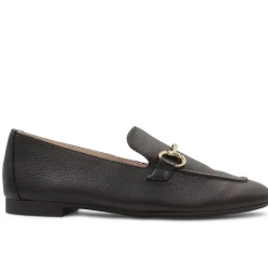 Paul Green LOAFERS/FLATS|Daphne Flat Black Leather