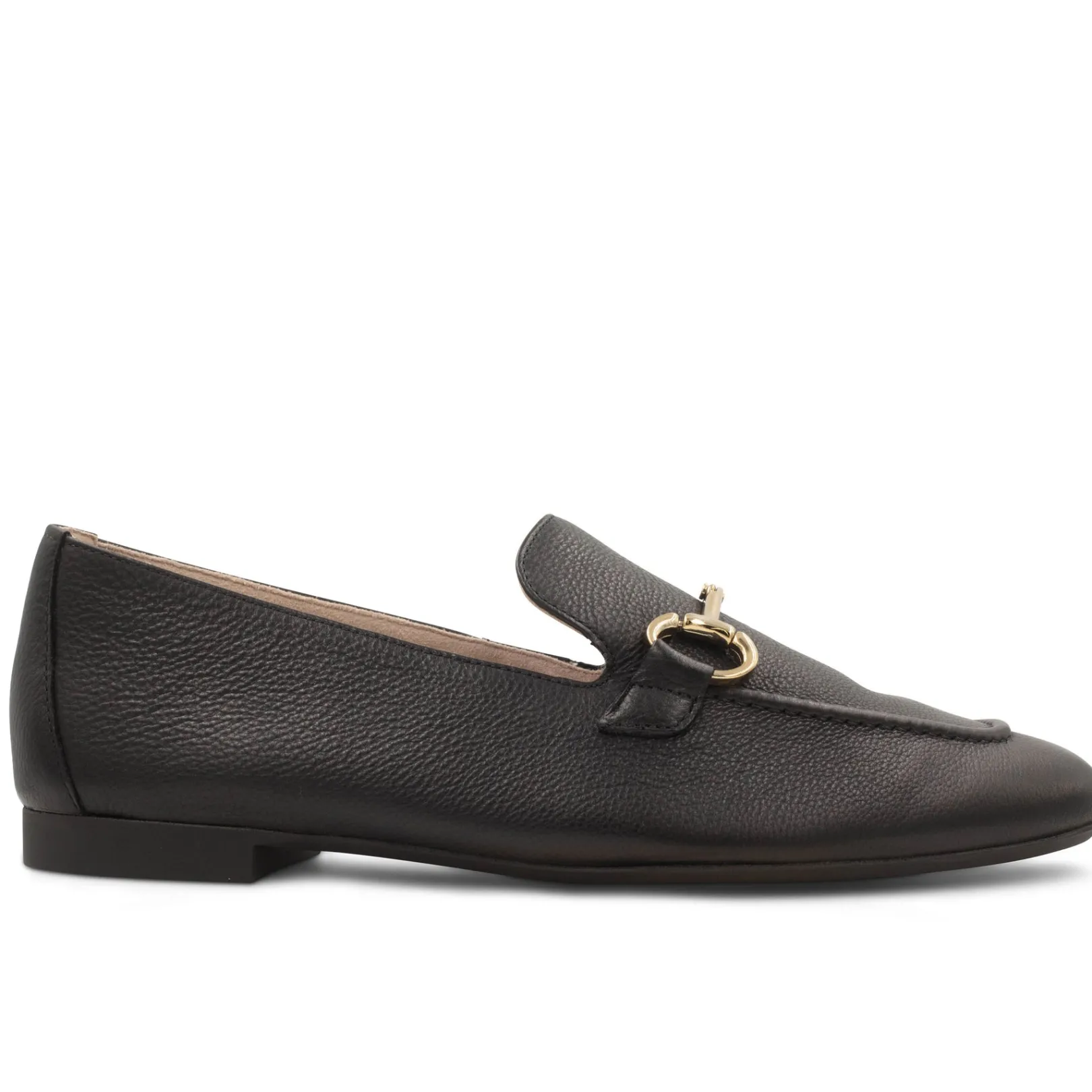 Paul Green LOAFERS/FLATS|Daphne Flat Black Leather