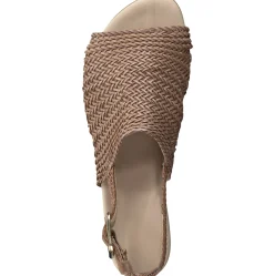 Paul Green SANDALS|Helena Sandal Cuoio Sisal Woven