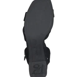 Paul Green SALE|Lexi Heel Black Crinkled Patent