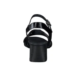 Paul Green SALE|Lexi Heel Black Crinkled Patent
