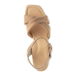Paul Green SALE|Lexi Heel Champagne Suede