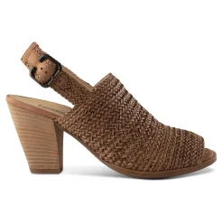 Paul Green SALE|Lovely Sandal Sisal Cuoio Woven Combo