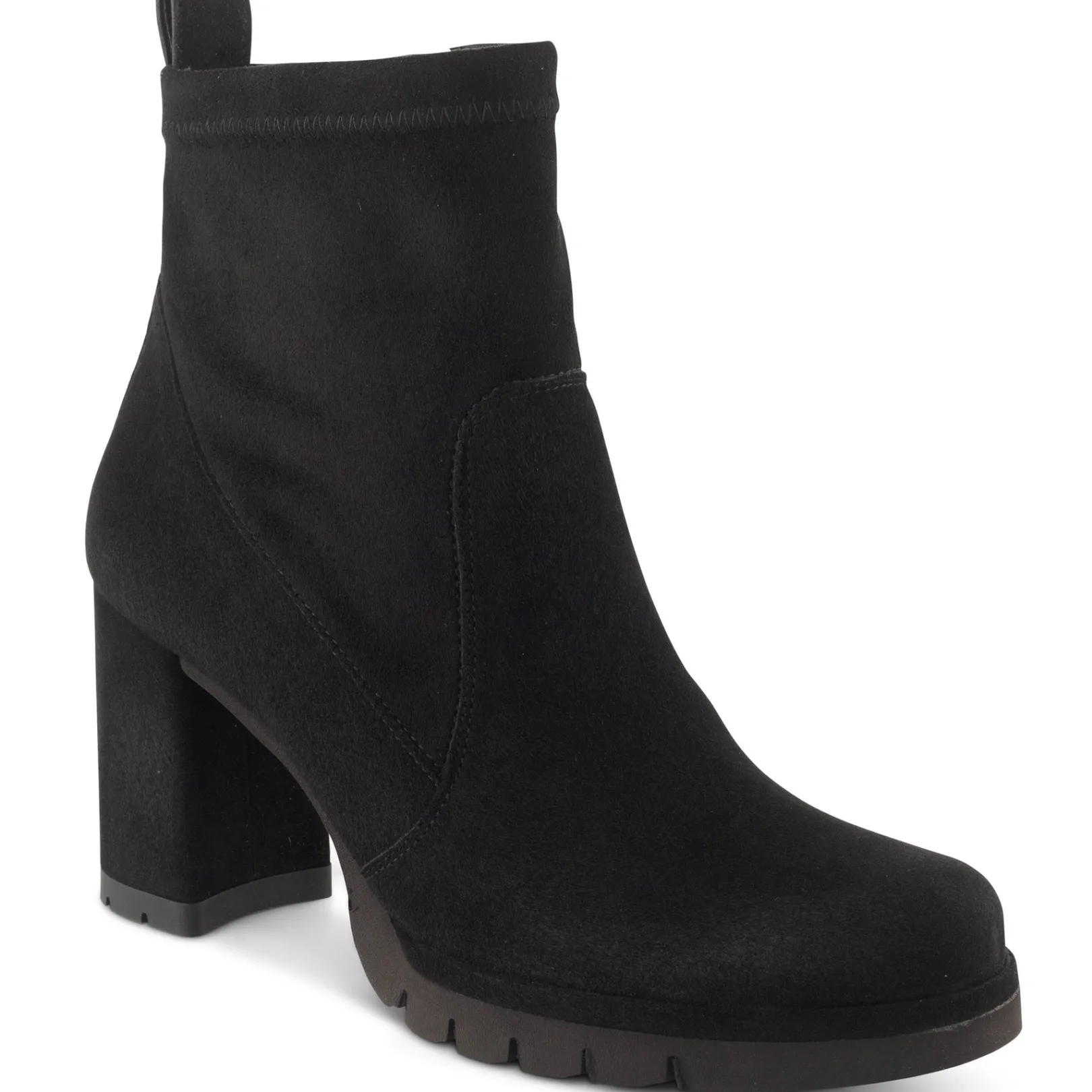 Paul Green SALE|Nadia Bootie Black Suede Combo