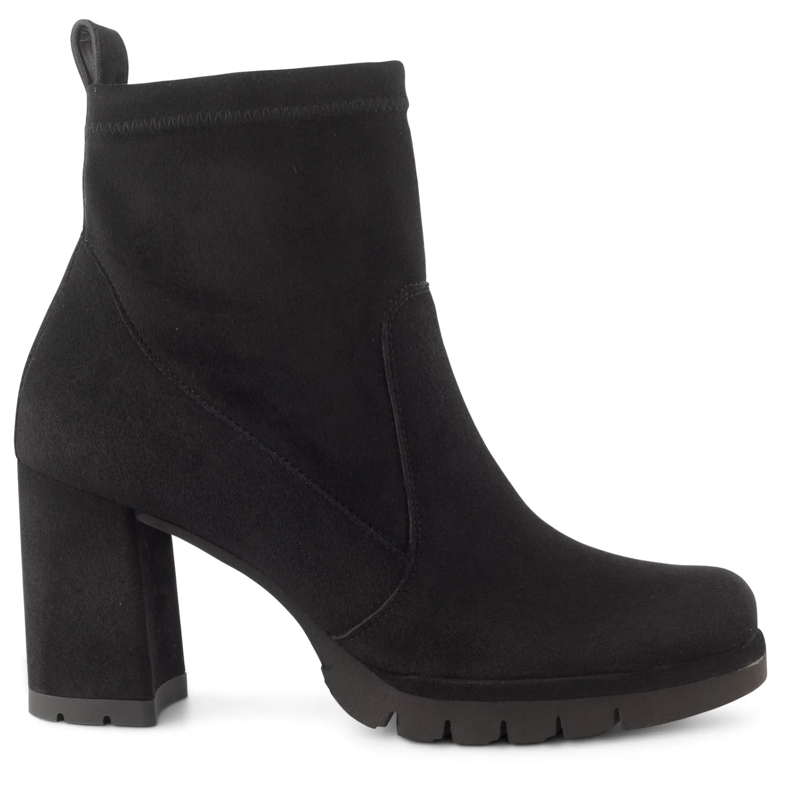 Paul Green SALE|Nadia Bootie Black Suede Combo