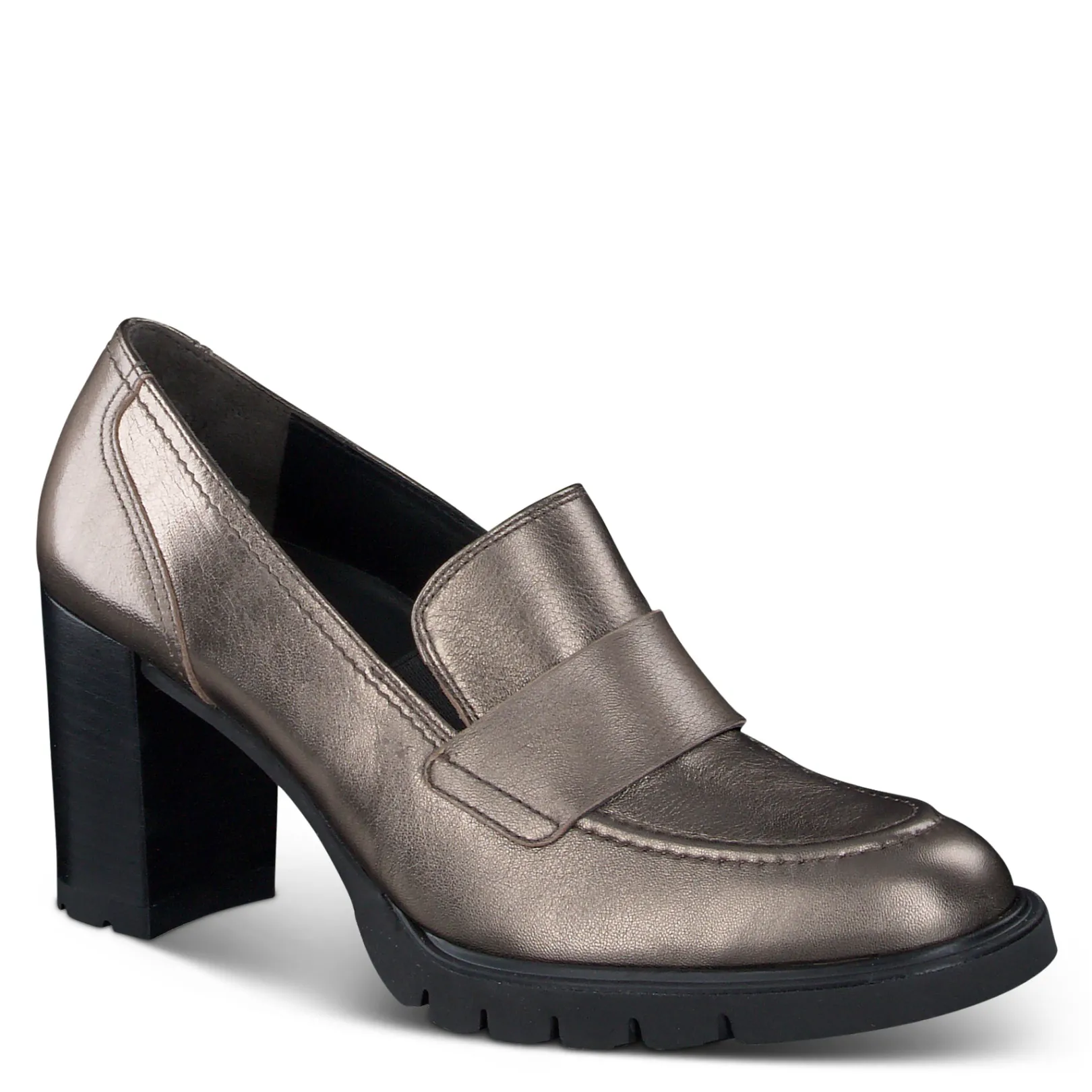 Paul Green SALE|Nina Pump Grunge Metallic Leather