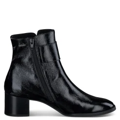 Paul Green SALE|Panache Boot Black Crinkled Patent