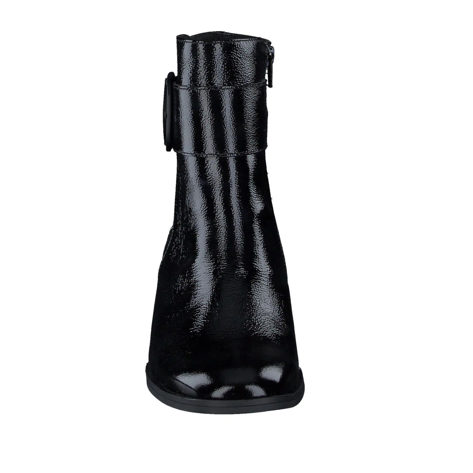 Paul Green SALE|Panache Boot Black Crinkled Patent