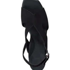 Paul Green HEELS|SANDALS|Remy Sandal Black Suede