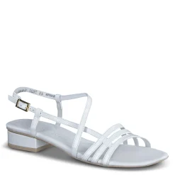 Paul Green SALE|Romance Sandal White Crinkled Patent