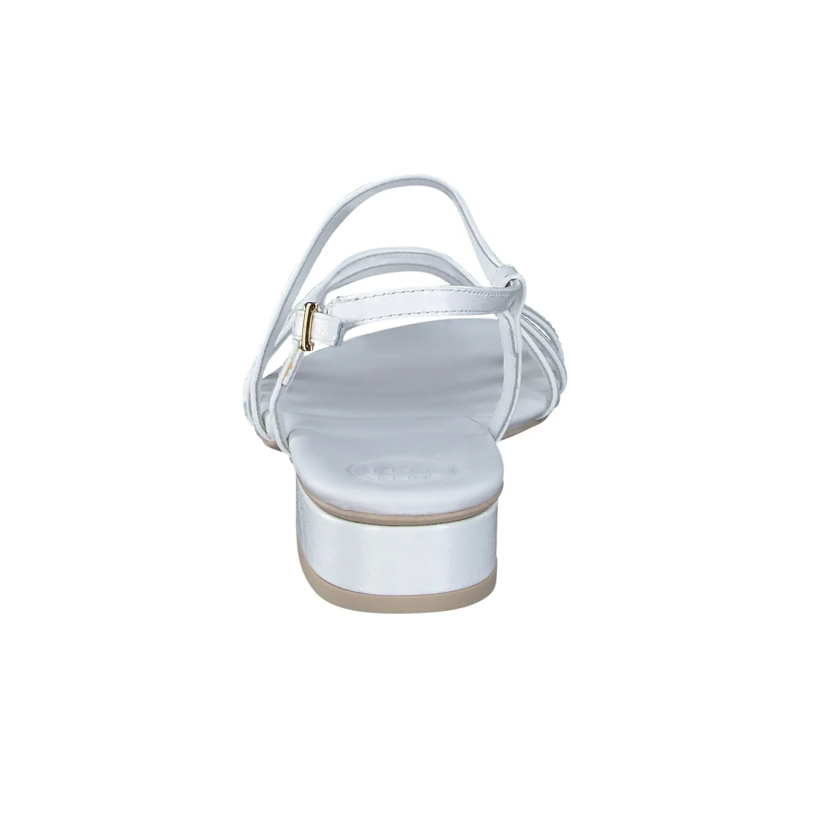 Paul Green SALE|Romance Sandal White Crinkled Patent