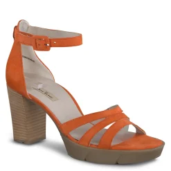 Paul Green SALE|Sassy Heel Papaya Suede