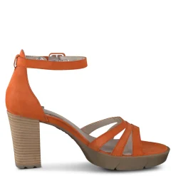 Paul Green SALE|Sassy Heel Papaya Suede