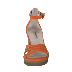 Paul Green SALE|Sassy Heel Papaya Suede