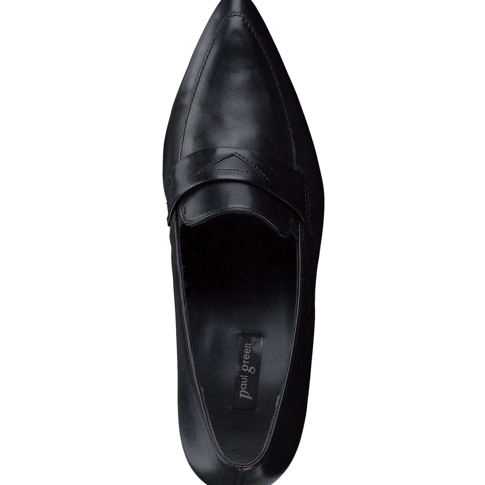 Paul Green SALE|Sax Heel Black Leather