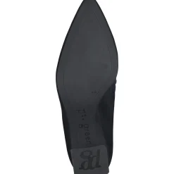 Paul Green SALE|Sax Heel Black Leather