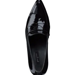 Paul Green SALE|Sax Heel Black Soft Patent