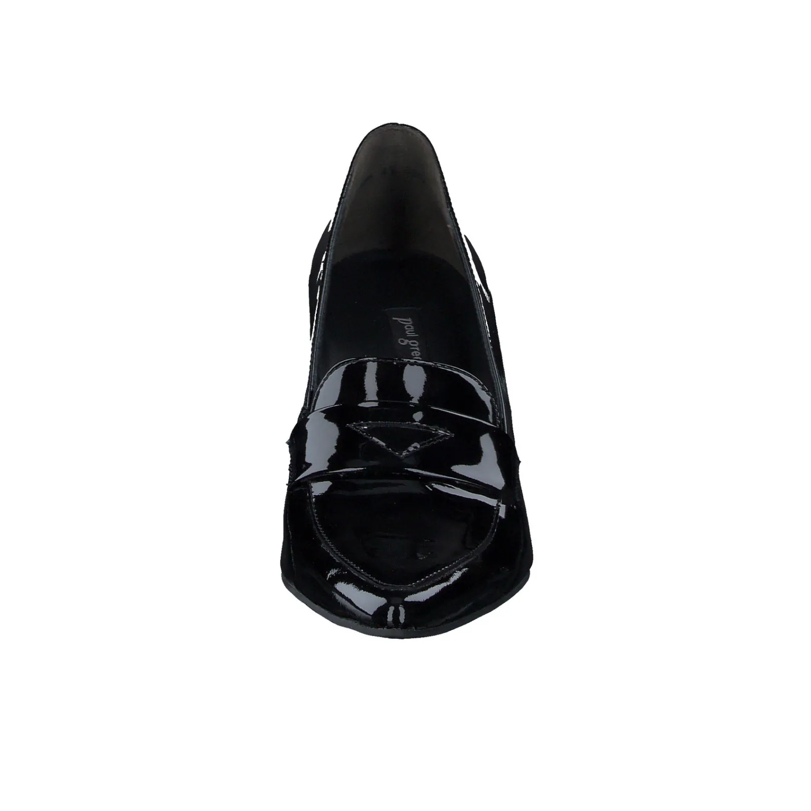 Paul Green SALE|Sax Heel Black Soft Patent