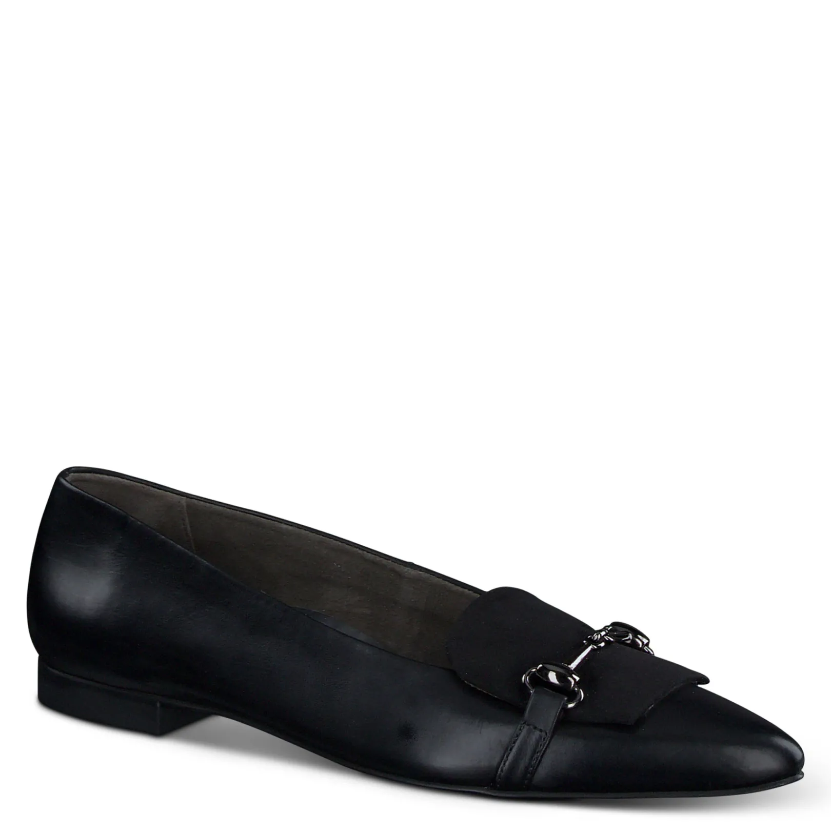 Paul Green SALE|Selena Flat Black Suede Combo