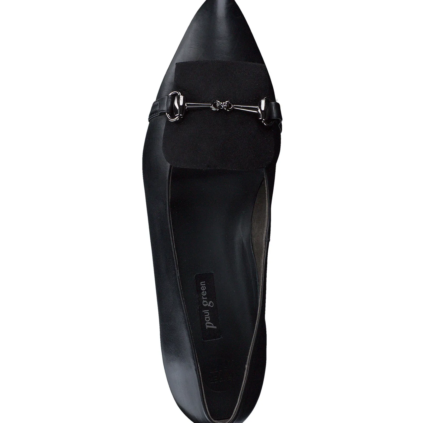 Paul Green SALE|Selena Flat Black Suede Combo