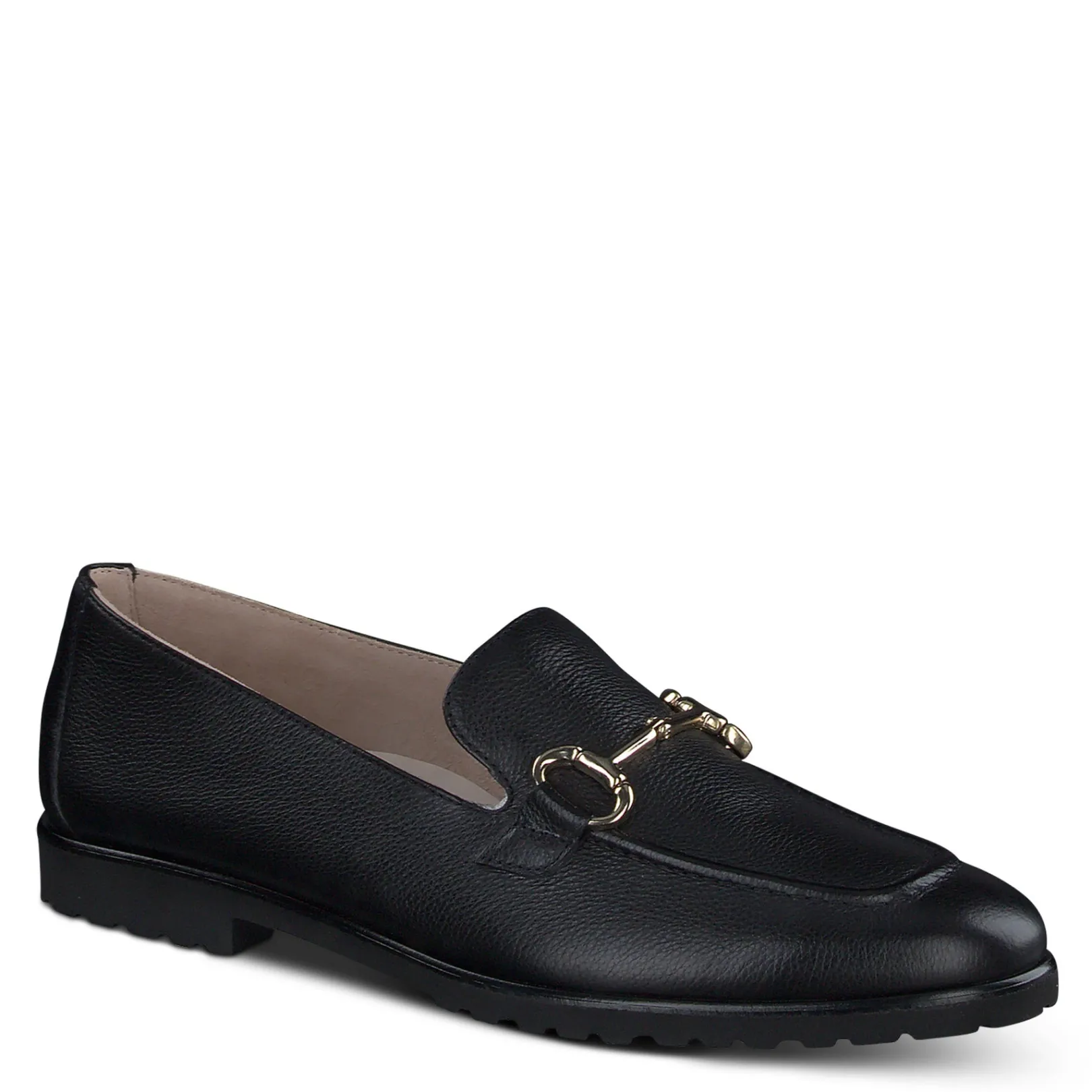 Paul Green SALE|Shay Flat Black Leather
