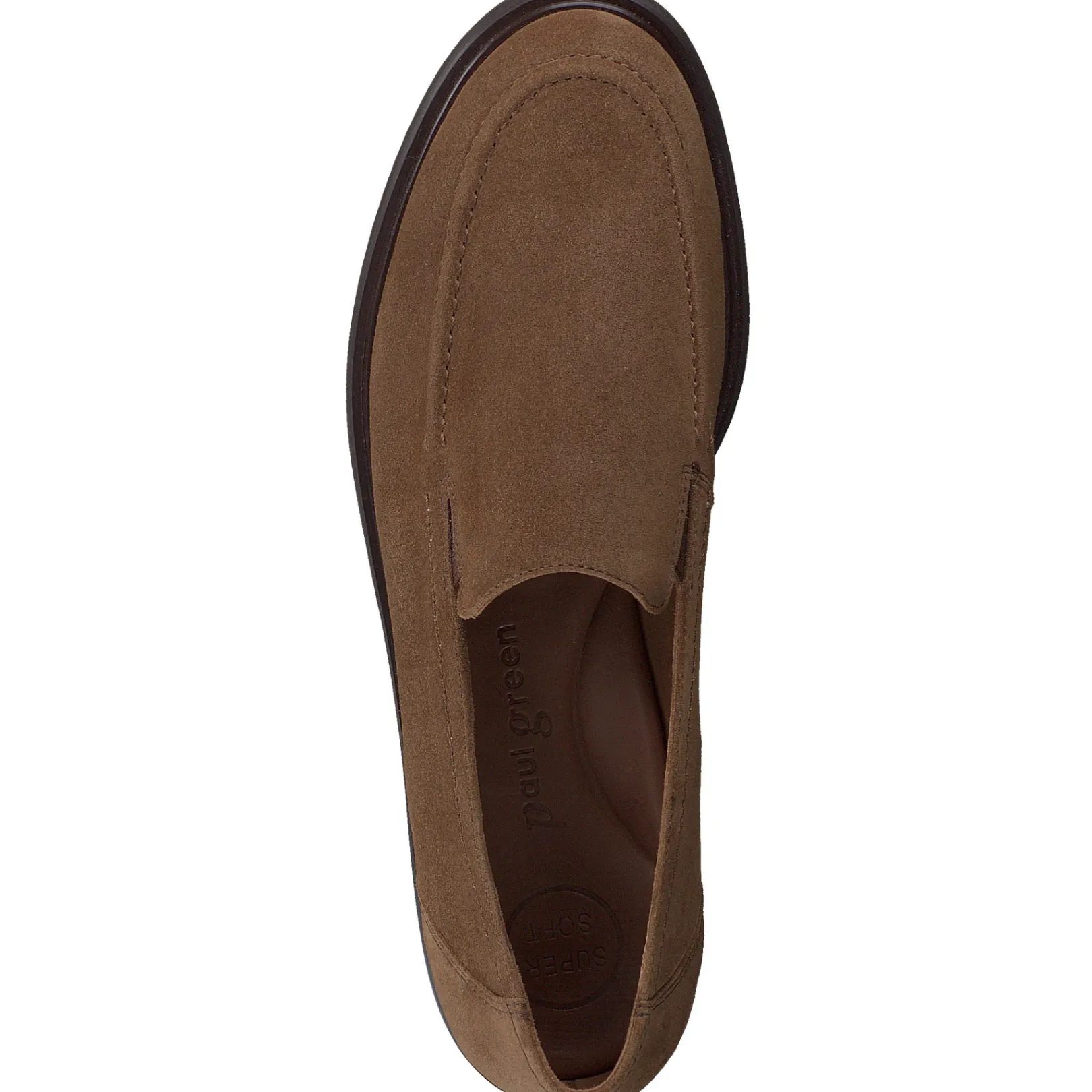 Paul Green SALE|Shelby Flat Nut Suede
