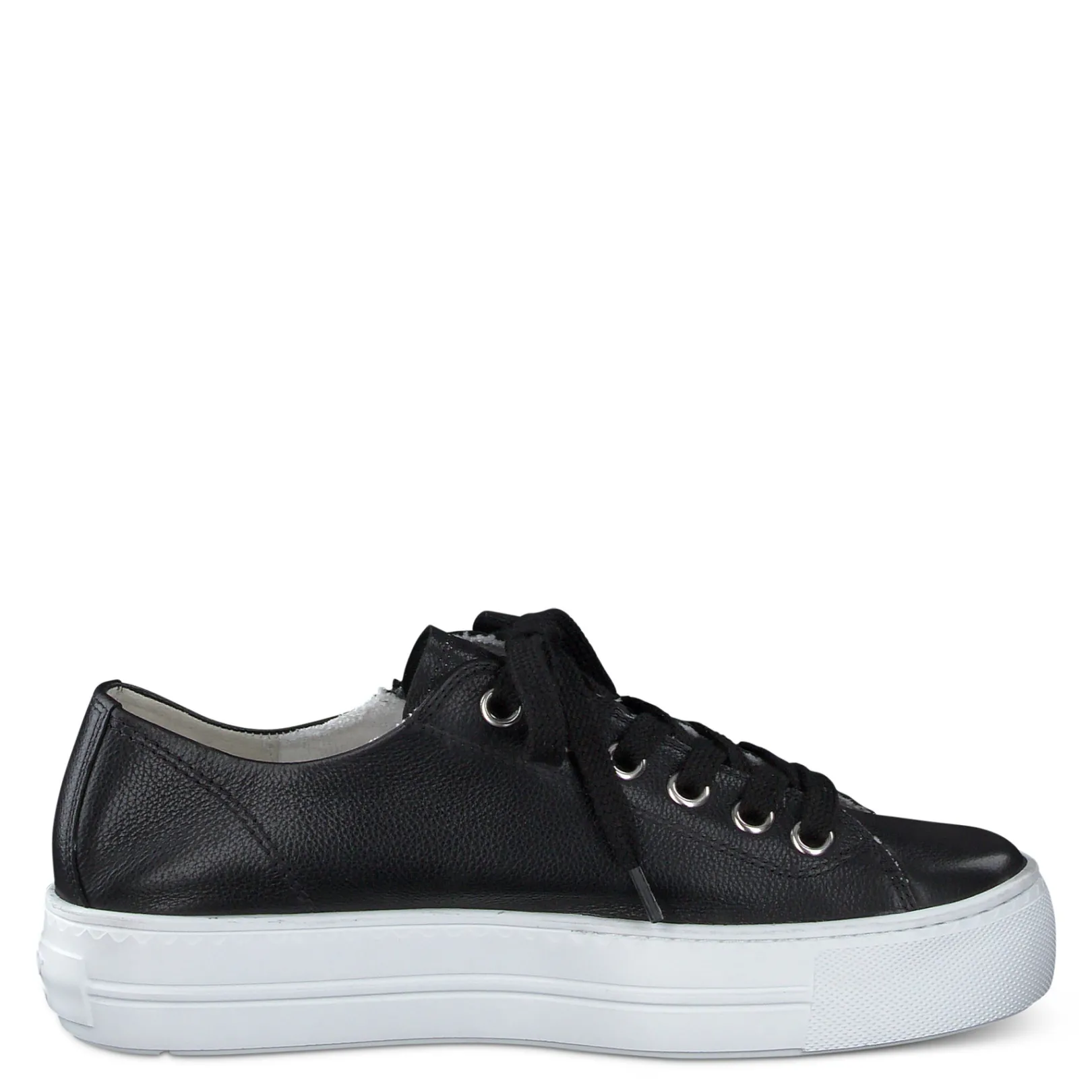 Paul Green BEST SELLERS|SNEAKERS|Skylar Sneaker Black Nickel Leather