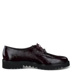 Paul Green SALE|Soho Oxford Bordo Crinkled Patent