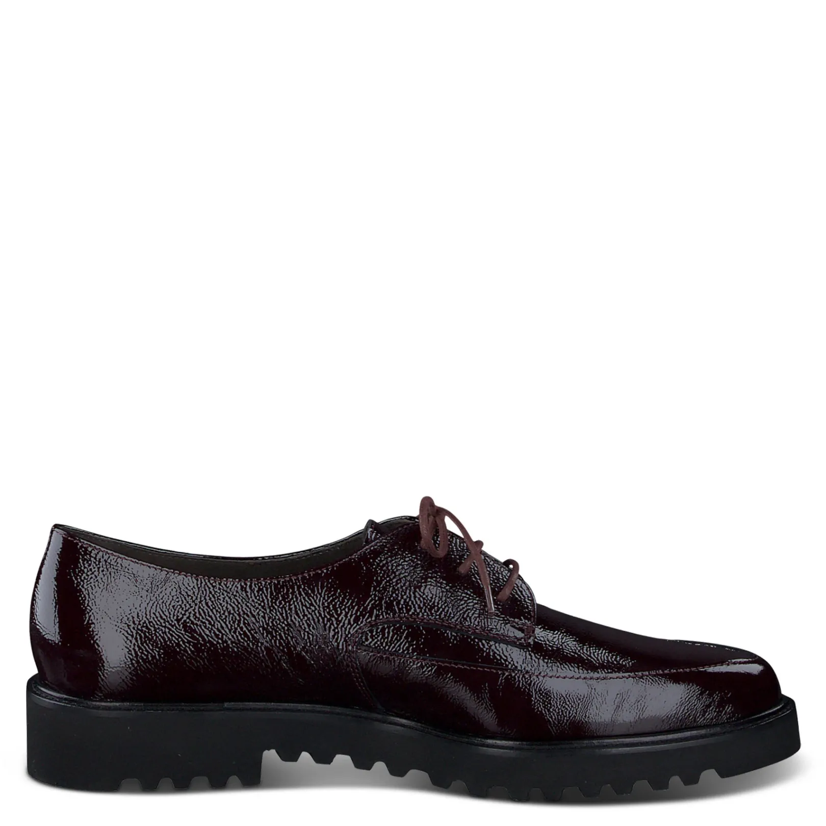 Paul Green SALE|Soho Oxford Bordo Crinkled Patent