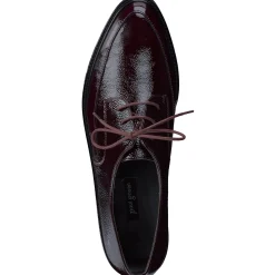 Paul Green SALE|Soho Oxford Bordo Crinkled Patent