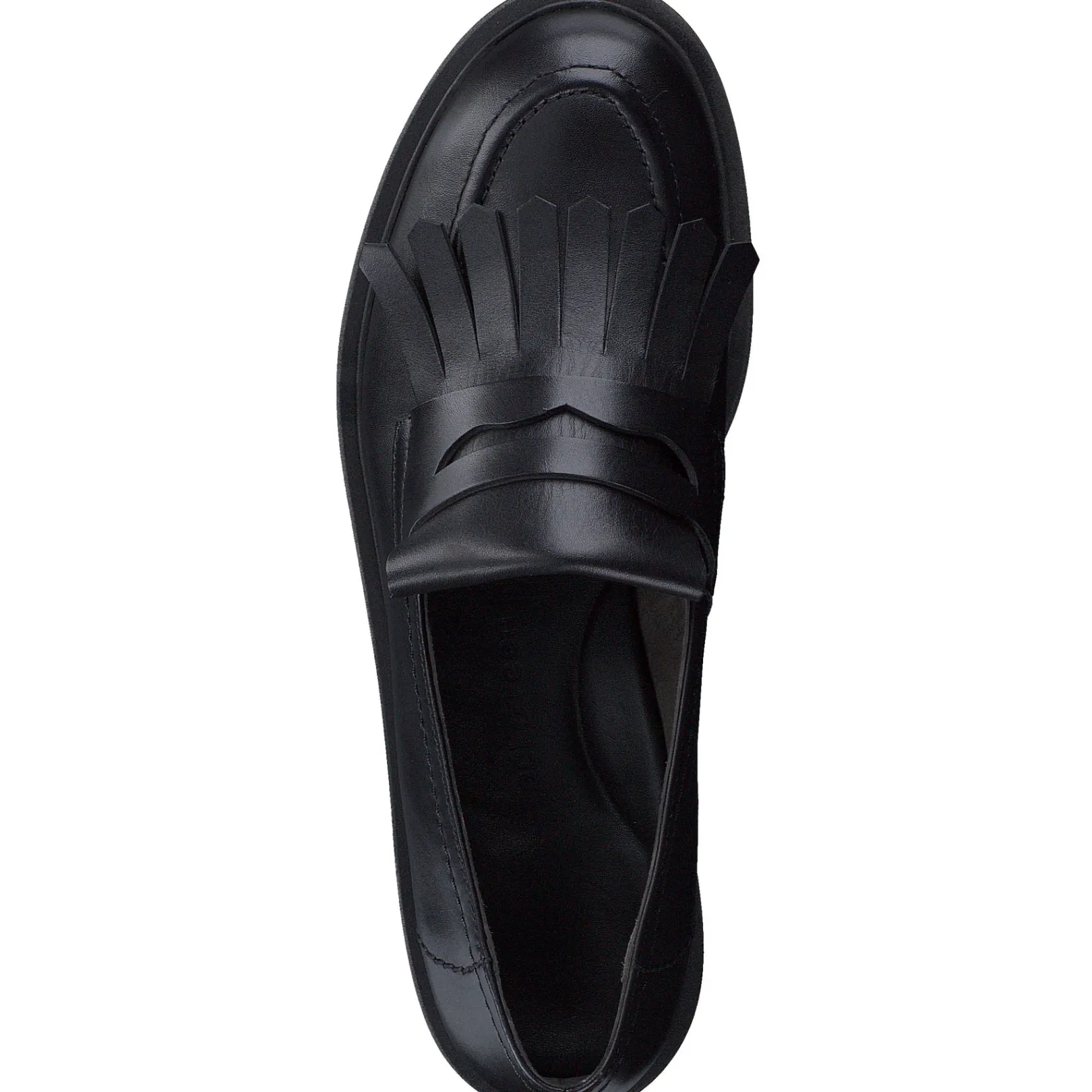 Paul Green SALE|Stacy Flat Black Leather