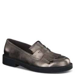 Paul Green SALE|Stacy Flat Grunge Metallic Leather