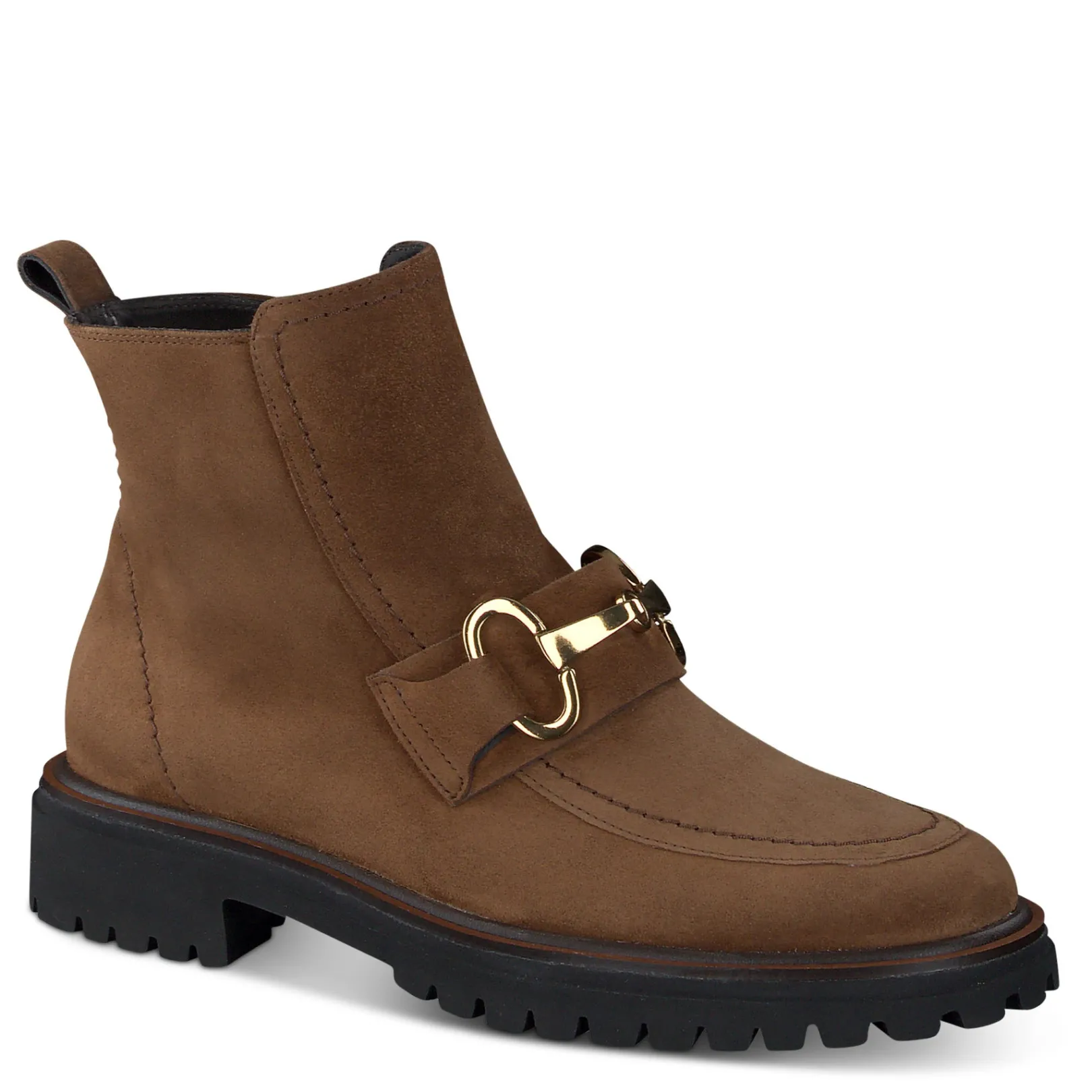 Paul Green SALE|Superb Boot Toffee Soft Suede