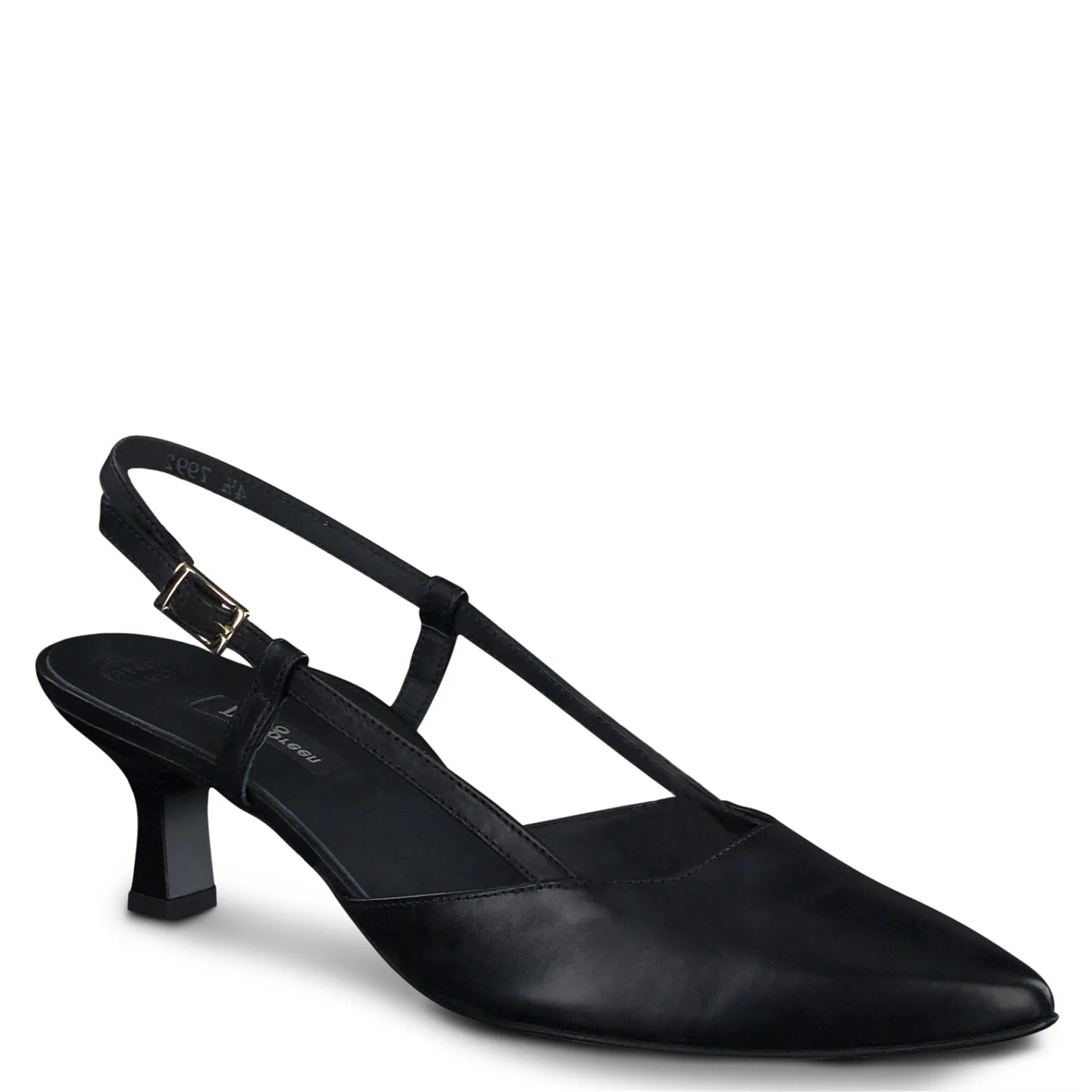 Paul Green SALE|Tabitha Heel Black Leather