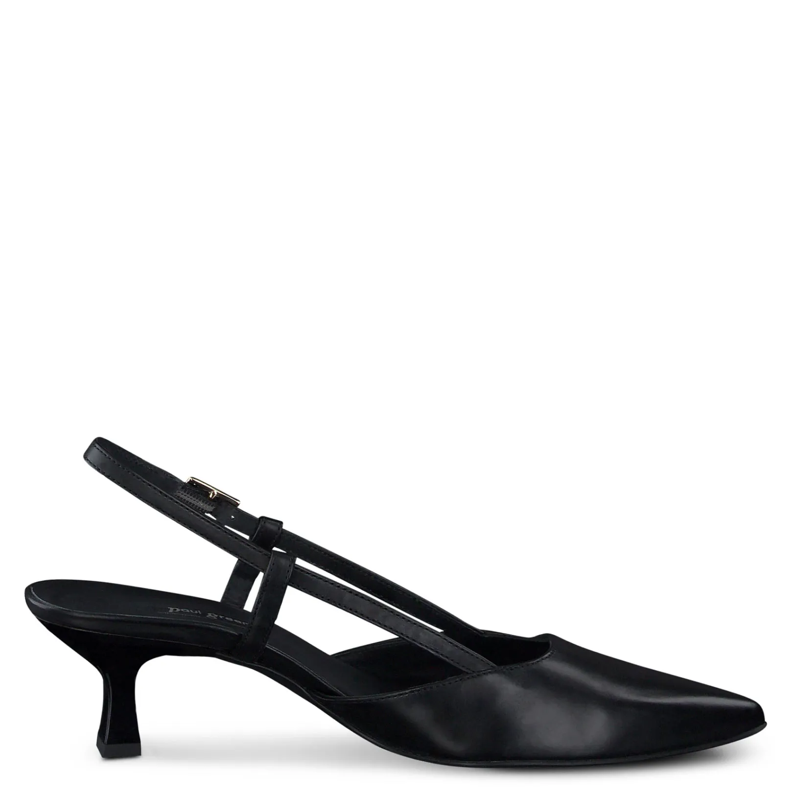 Paul Green SALE|Tabitha Heel Black Leather