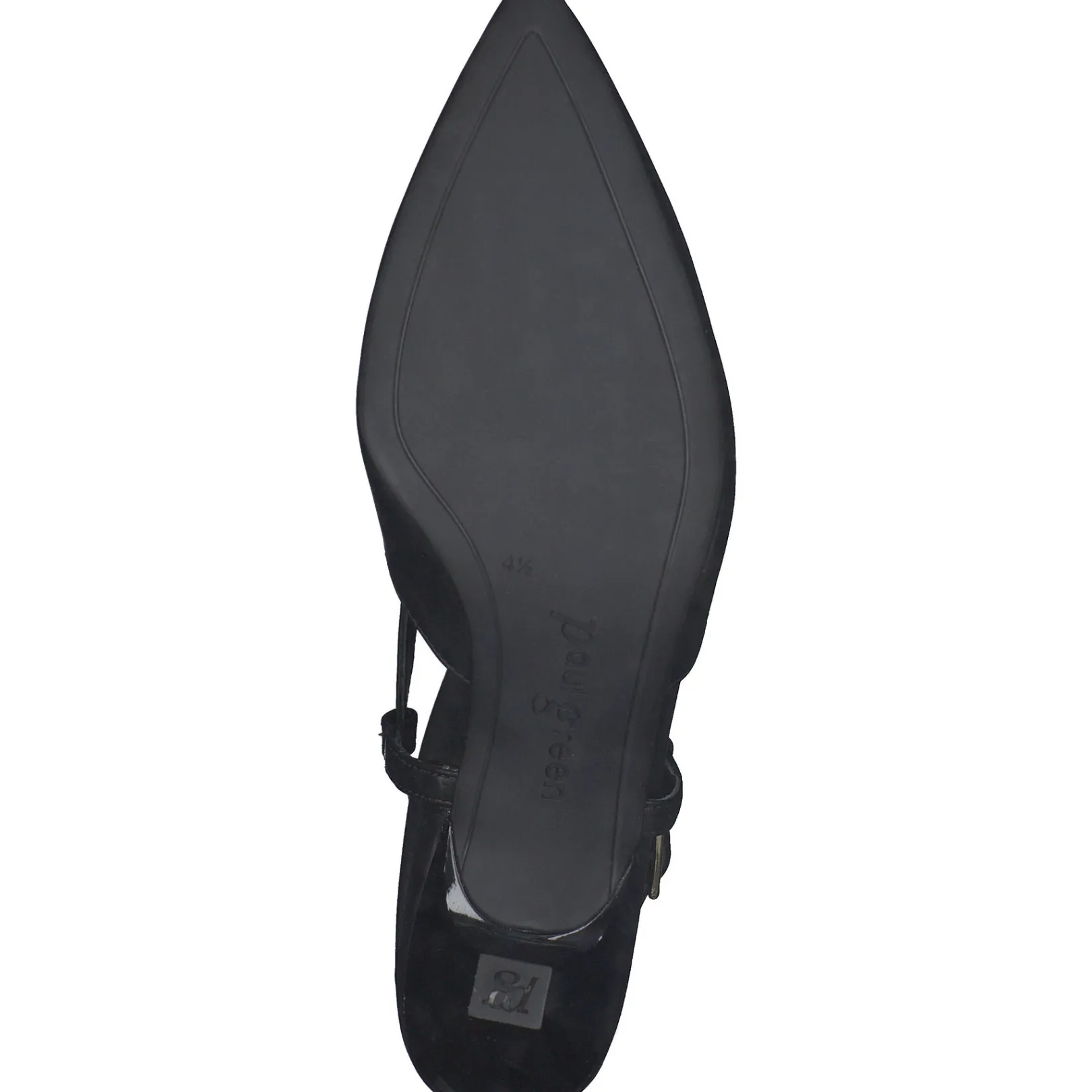 Paul Green SALE|Tabitha Heel Black Leather
