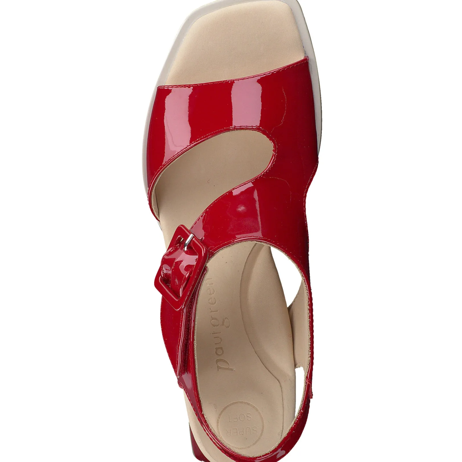 Paul Green SALE|Tanya Sandal Lipstick Patent