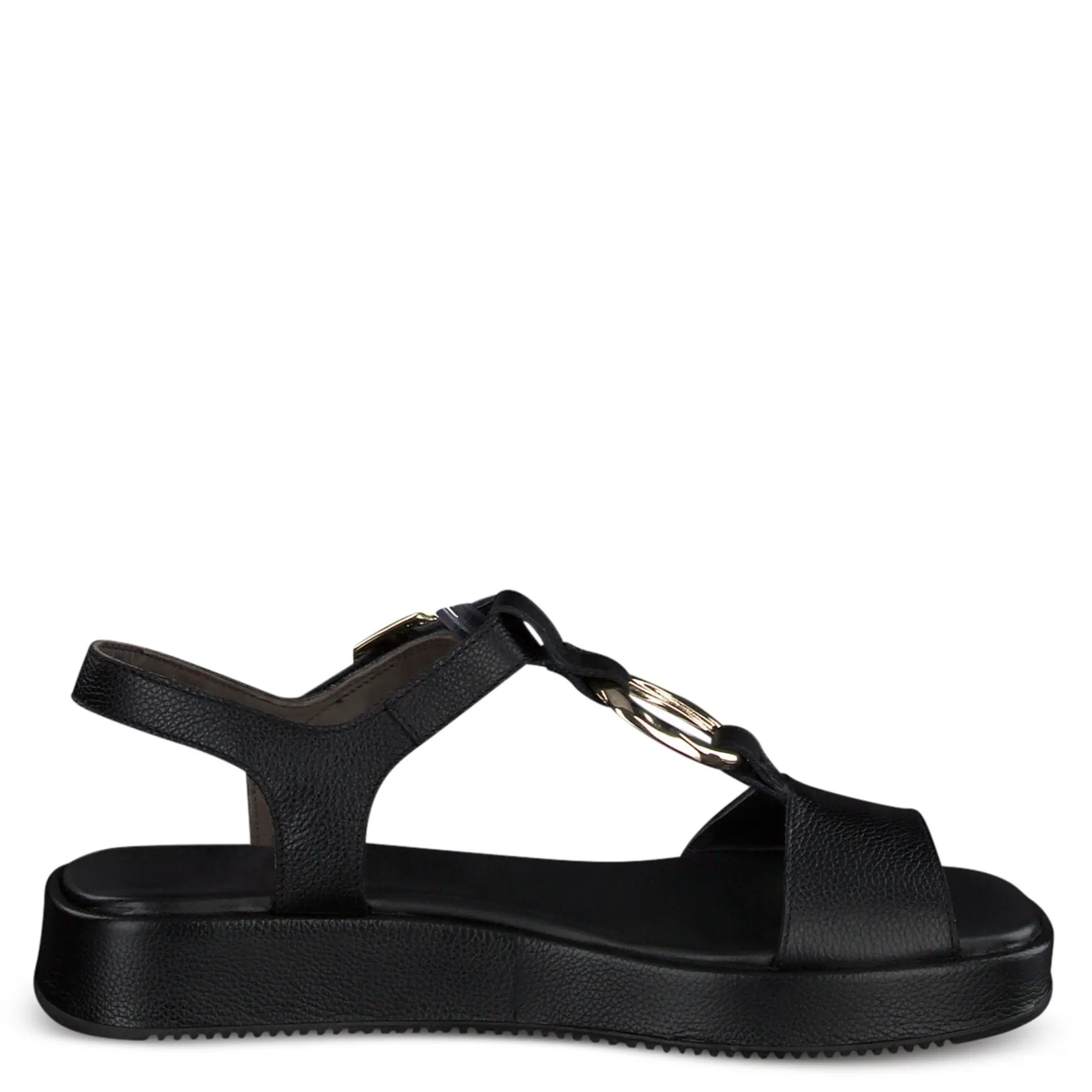 Paul Green SANDALS|Taos Sandal Black Leather