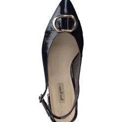 Paul Green LOAFERS/FLATS|SANDALS|Tara Flat Ocean Crinkled Patent