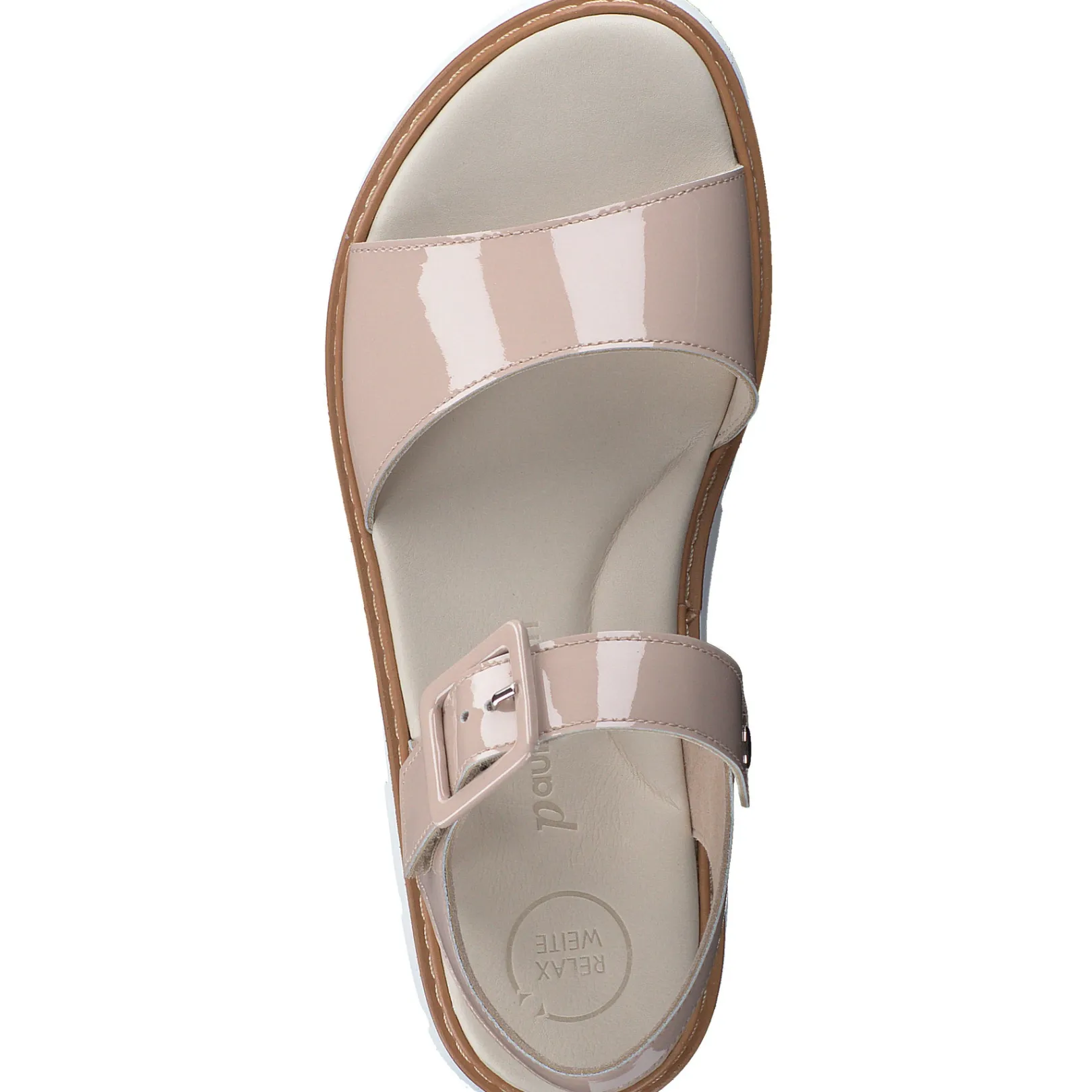 Paul Green SALE|Tasha Sandal Frappe Soft Patent