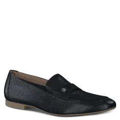 Paul Green LOAFERS/FLATS|Taylor Flat Black Grained