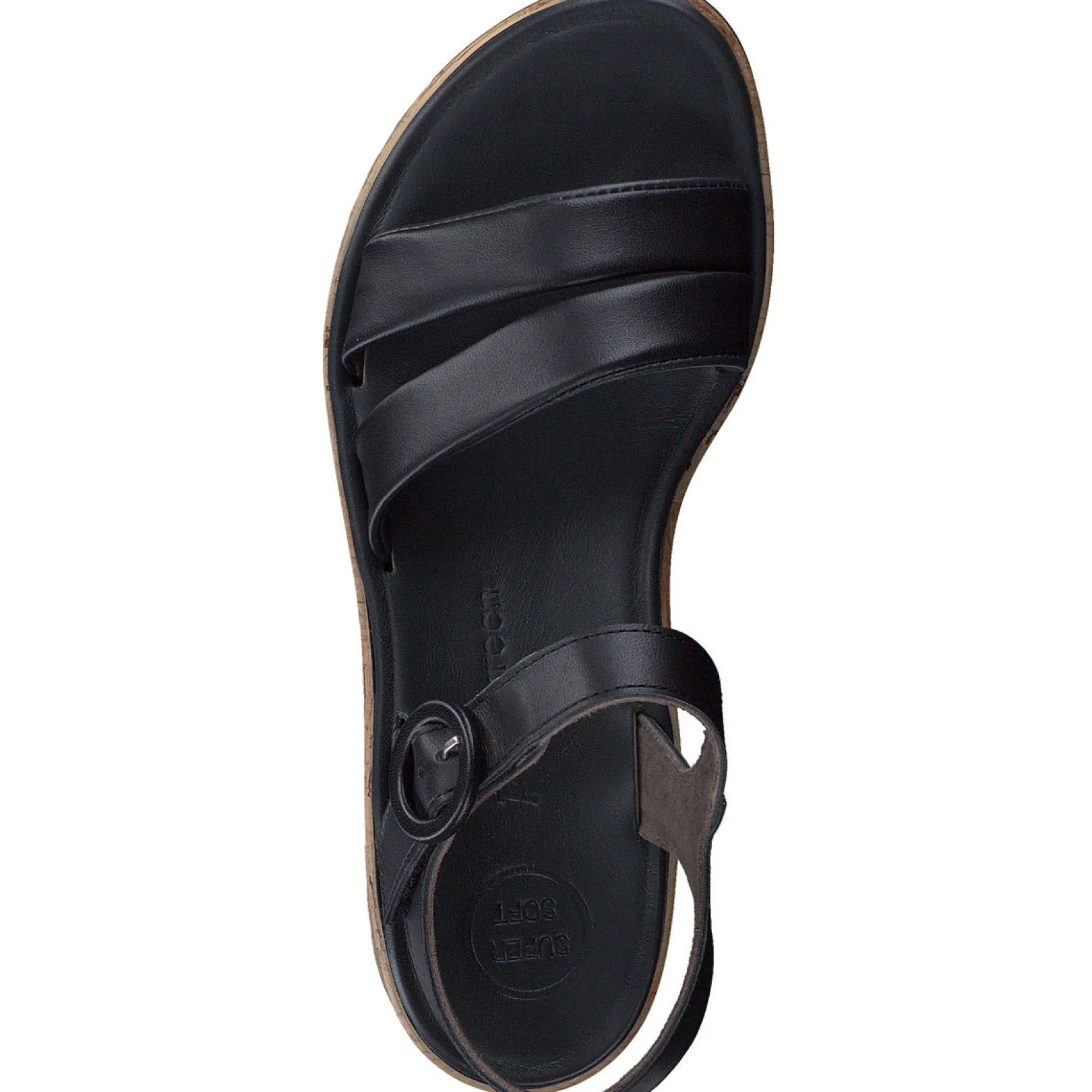 Paul Green SANDALS|Teegan Sandal Black Softnappa