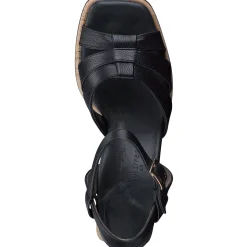 Paul Green SALE|Tina Sandal Black Leather