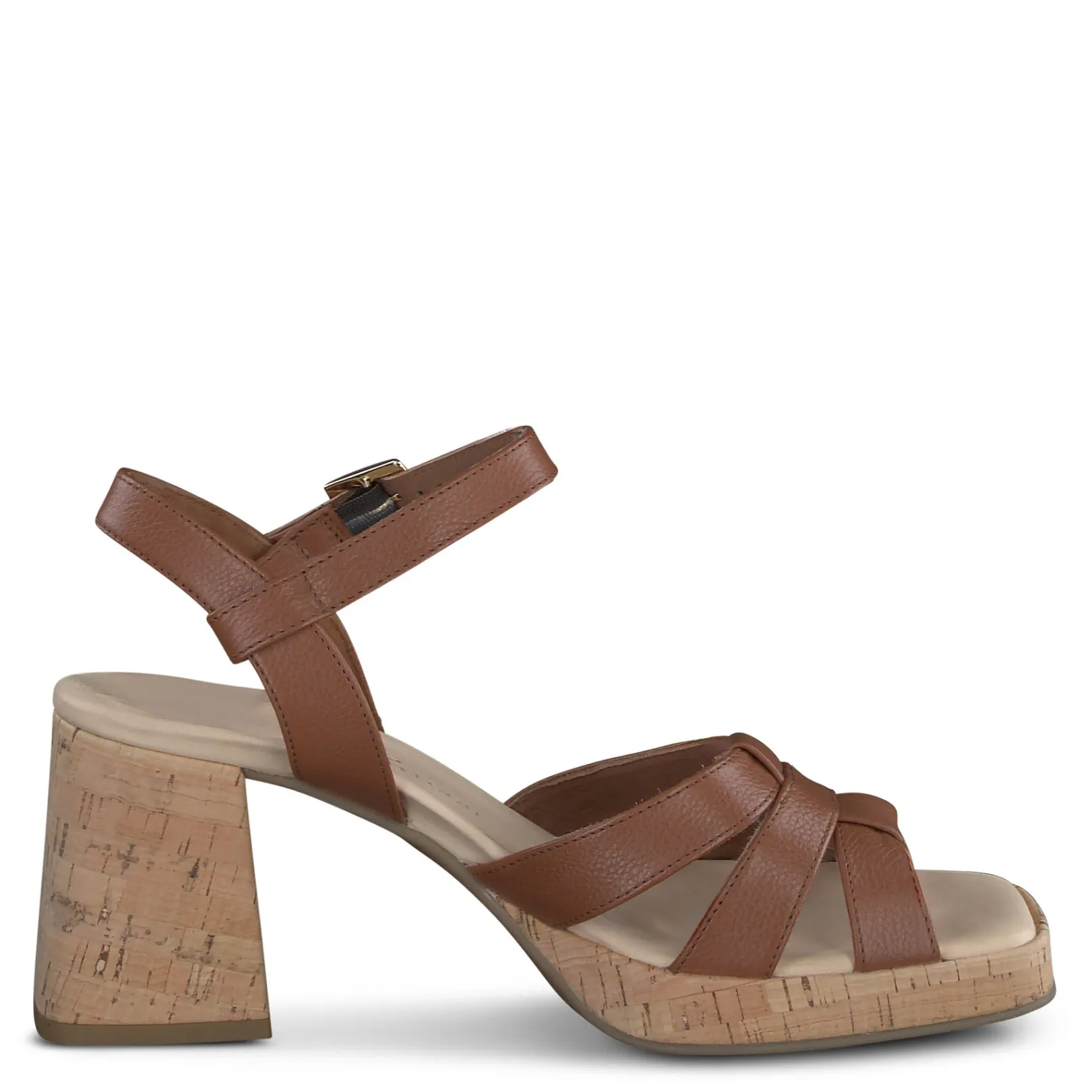 Paul Green SALE|Tina Sandal Cognac Leather