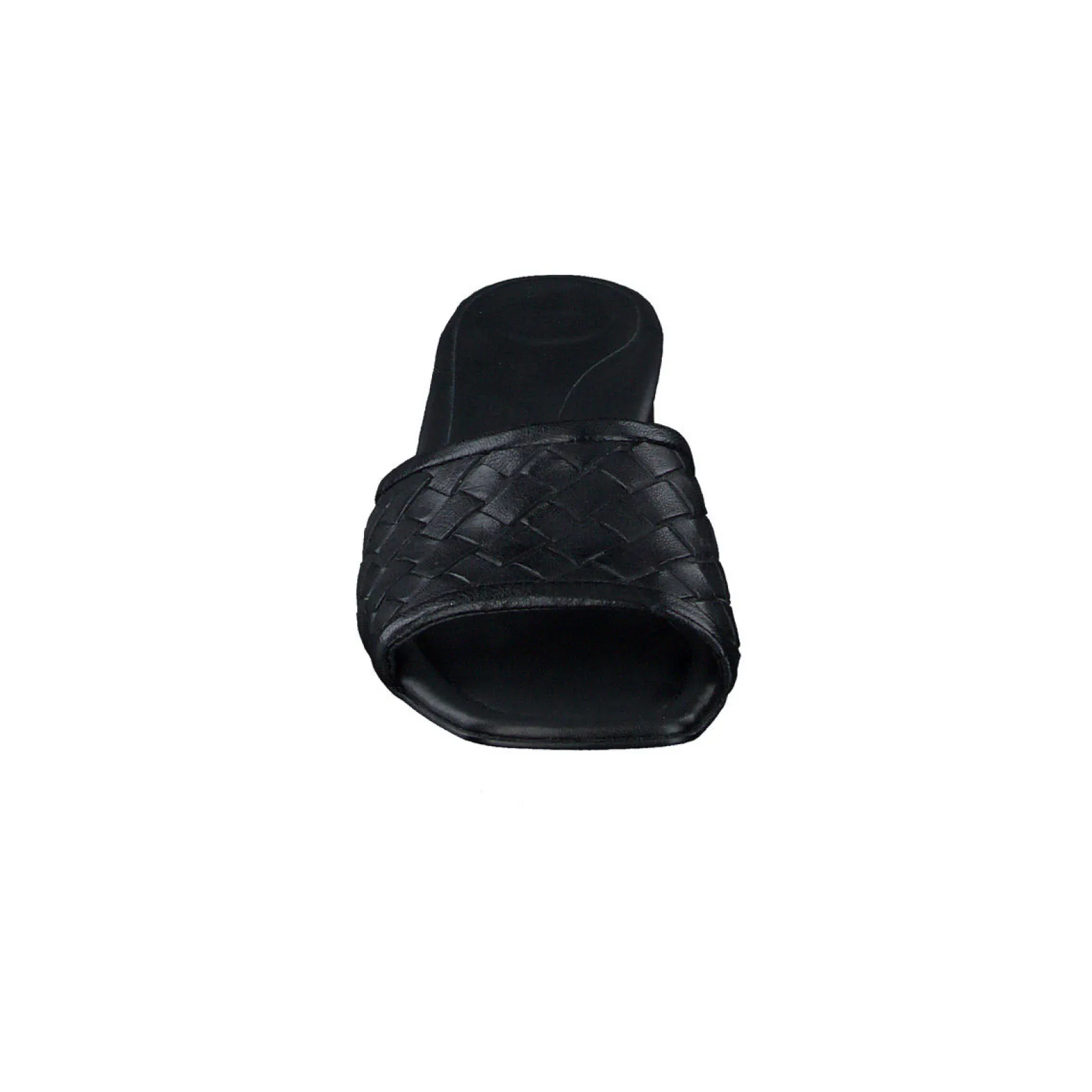 Paul Green SANDALS|Tisha Heel Black Washed Leather