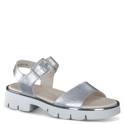 Paul Green SANDALS|Toby Sandal Silver Metallic Cervo