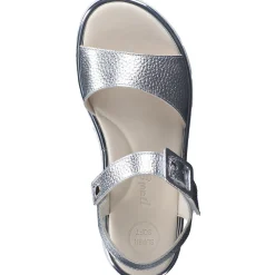 Paul Green SANDALS|Toby Sandal Silver Metallic Cervo