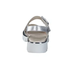 Paul Green SANDALS|Toby Sandal Silver Metallic Cervo