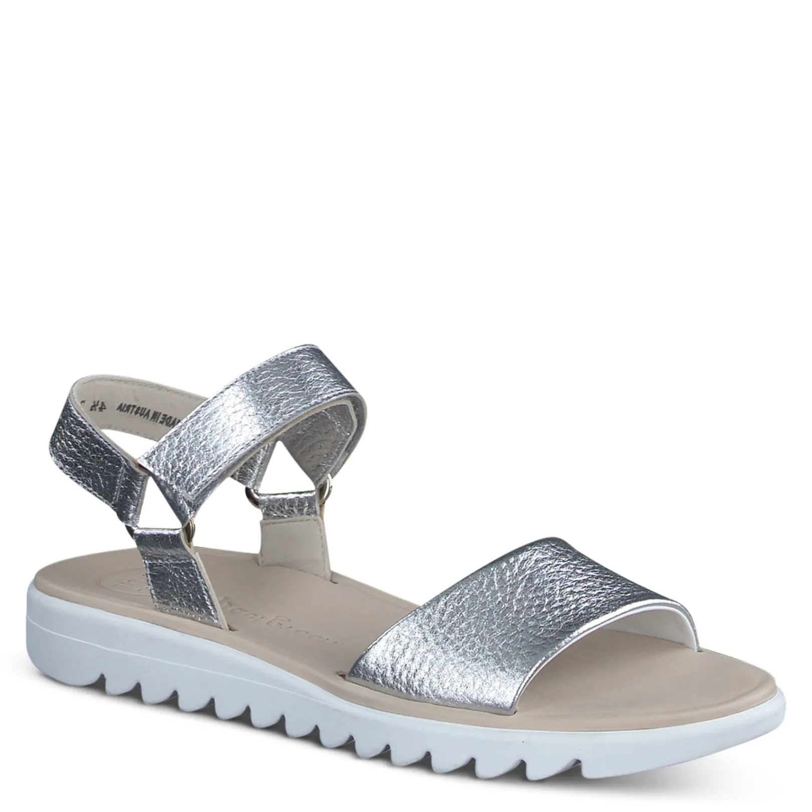 Paul Green SANDALS|Toni Sandal Silver Metallic Cervo
